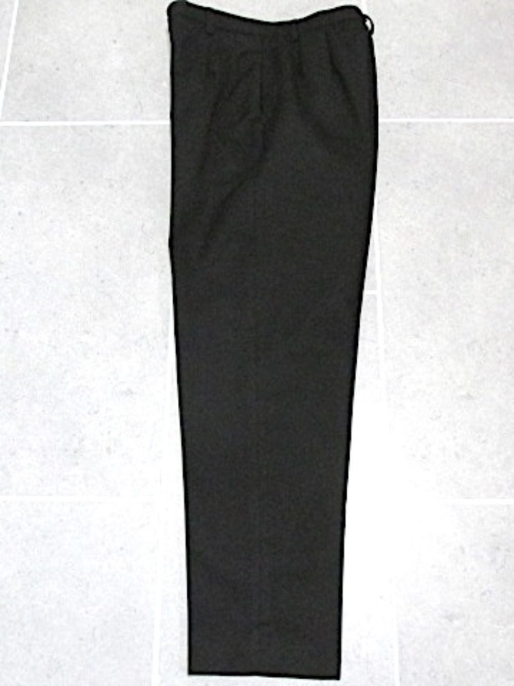 NWOT Black Wool Straight Leg Dress Pants, Size 8P